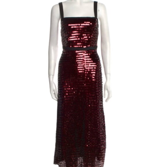 NWT Ginger & Smart Square Neckline Long Dress